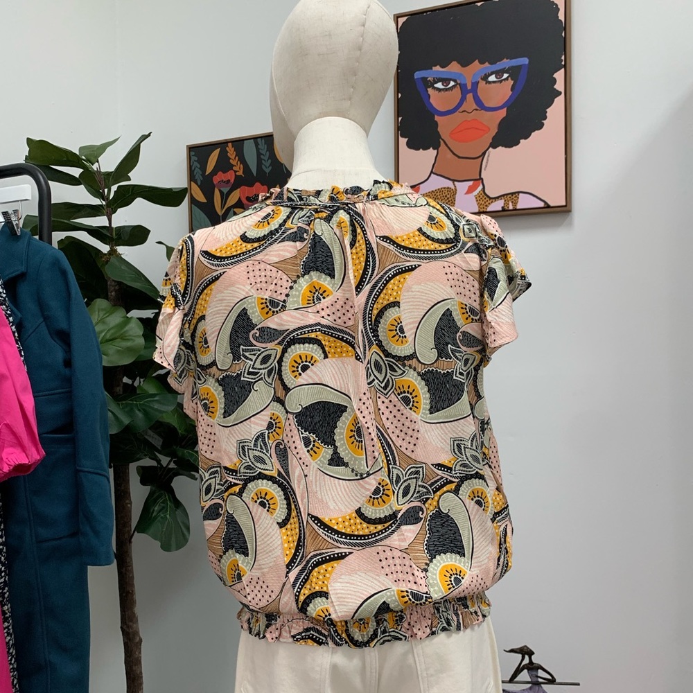Split-Neck Blouse - Picture 4 of 16